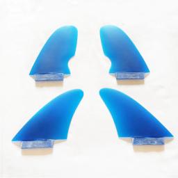 Nova quilha quad fin barbatanas de prancha 4 pçs conjunto para lok caixa azul gfk fibra de vidro l + m tamanho venda quente surf fin - Image 6