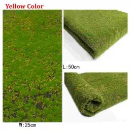 DIY Turf Lawn Model Grass Mat, Paisagem ao ar livre, Micro Cenário para Diorama, Sand Table Material de Construção, 25x50cm, 1Pc - Image 4