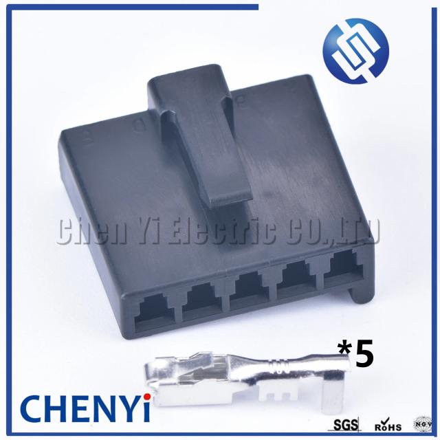 Conector Automático de 5 Pinos para Cablagem de Tomada de Resistência do Ar Condicionado - Compatível com Buick LaCrosse, GL8 e Chevrolet