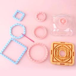 Tricô máquina agulha tear, DIY tecelagem ferramenta, cor costura ferramenta, flor tear, 9, 1pc - Image 2