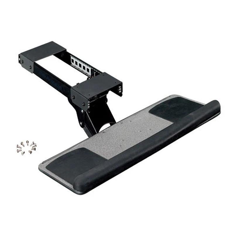 Suporte de teclado ergonômico deslizante e inclinado, tamanho xl, descanso de pulso, com dois mouse pads para mesa de computador, suporte de bandeja de teclado lk06ad - Image 1