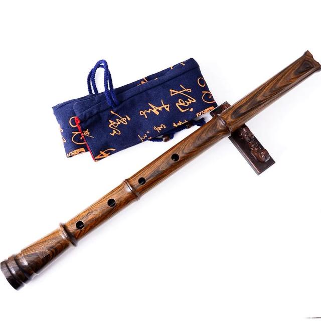Shakuhachi Profissional de Mogno Antigo: Novo Modelo Refinado em Estilo Japonês para Músicos
