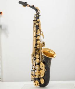 Japonya'da yapılaneb alto saxofone latão lacado ouro e plana sax 82z tipo chave instrumento de vento de madeira alta qualidade em estoque - Image 2