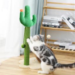 Gato scratcher cactus gato árvore torre gatos escalada quadro arranhando post com bola brinquedo pet móveis ninho suprimentos para animais de estimação - Image 4