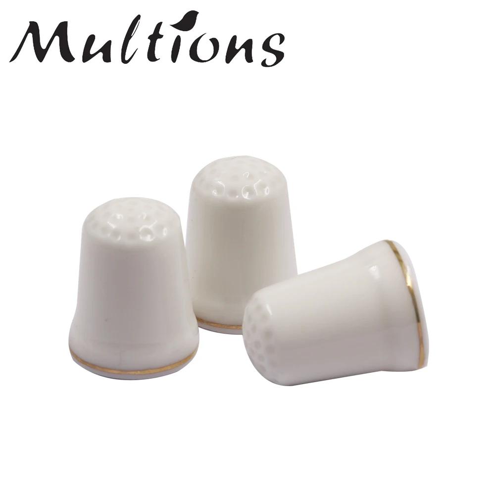 Protetor de dedo para costura, ferramenta colecionável de cerâmica para bordado e costura - Image 1