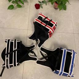 Protetor de peito mma boxe kickboxing muay thai, roupa de proteção para artes marciais, protetor de costela reversível joelheira e alvo - Image 4