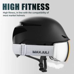 Juli profissional óculos de esqui magnéticos camadas duplas lente anti-nevoeiro uv400 grande máscara de esqui óculos de snowboard para homens - Image 4