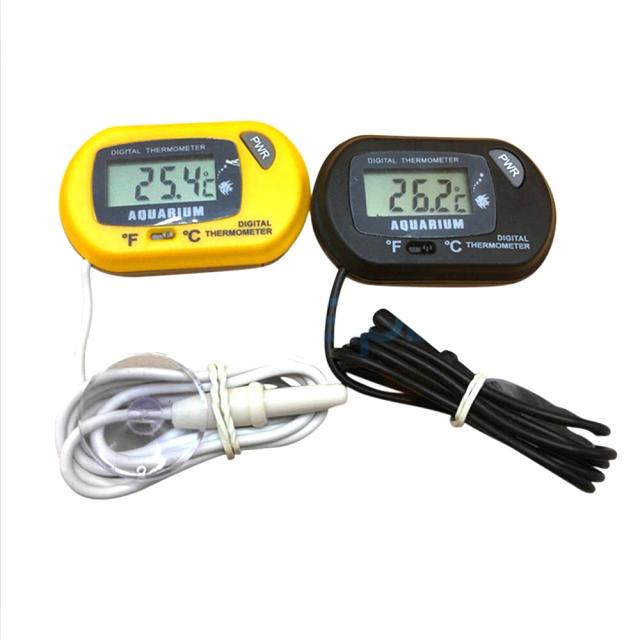 Termômetro Digital com Sensor de Temperatura e Sucção para Aquário, Tanque de Peixes, Piscina e Banho