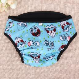 Grande fralda do cão calças fisiológicas sanitárias lavável feminino roupa interior do cão animais de estimação cães suprimentos - Image 4