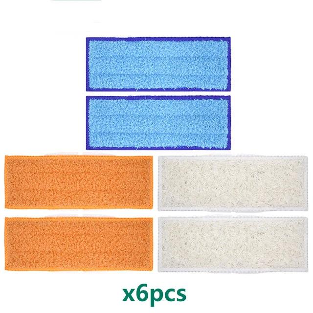 Mop Lavável para iRobot Braava Jet 240 241 245 250 - Almofadas Húmidas e Secas para Aspirador Robótico e Peças Sobressalentes.