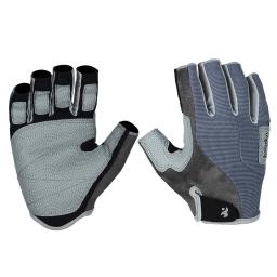 Luvas de escalada unissex esportivas, com 1 par de luvas sem dedos para escalada e pesca, para atividades ao ar livre, montanha, escalada e trilhas - Image 2