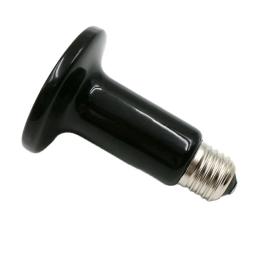 E27 interface suporte da lâmpada de aquecimento do animal estimação lâmpada de luz infravermelho preto cerâmica emissor lâmpada calor réptil animais aquecedor broker - Image 4
