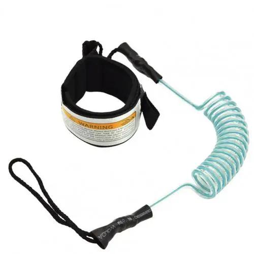Leash de Segurança Coiled Premium para Surf e Paddle Board - Ideal para Surf Marítimo e Pranchas de Stand Up Paddle