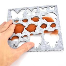 Criativo Agulha Sentiu Mold Set, Artesanato Prático, Estêncil Artesanal Durável DIY, Ferramentas De Feltragem De Lã, Acessórios De Costura, 7Pcs - Image 3