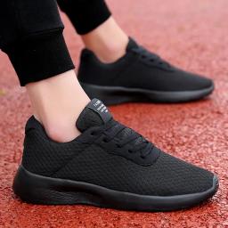 Tênis de malha respirável casual para homens e mulheres, tênis de corrida, tênis de caminhada, plus 48, verão - Image 2