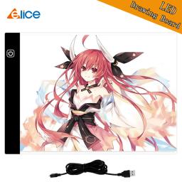 Elice-palmilha de luz de led a4, caixa de luz, gráficos, para desenho, ferramenta para pintura, bordado - Image 1
