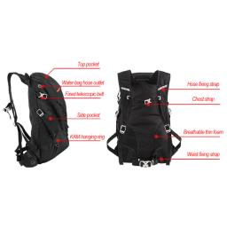 Mochila dobrável portátil leve, à prova d'água, bolsa ultraleve dobrável para áreas externas, unissex, viagem e caminhada xquartzo - Image 4