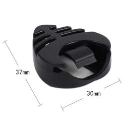 Suporte de palheta para guitarra, mini caixa de plástico, estilo pegajoso para violão, guitarra elétrica, baixo, ukulele, acessórios, 1 peça - Image 6