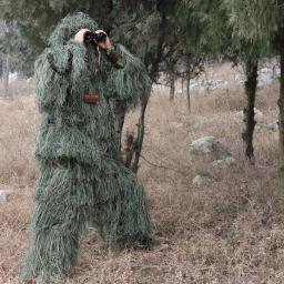 CS Games Camuflagem Caça Ghillie Terno, Terno de Combate Tático com Capuz, Rifle da Selva, Jaqueta Wrap Camo, Calças, Criança, Novo - Image 5