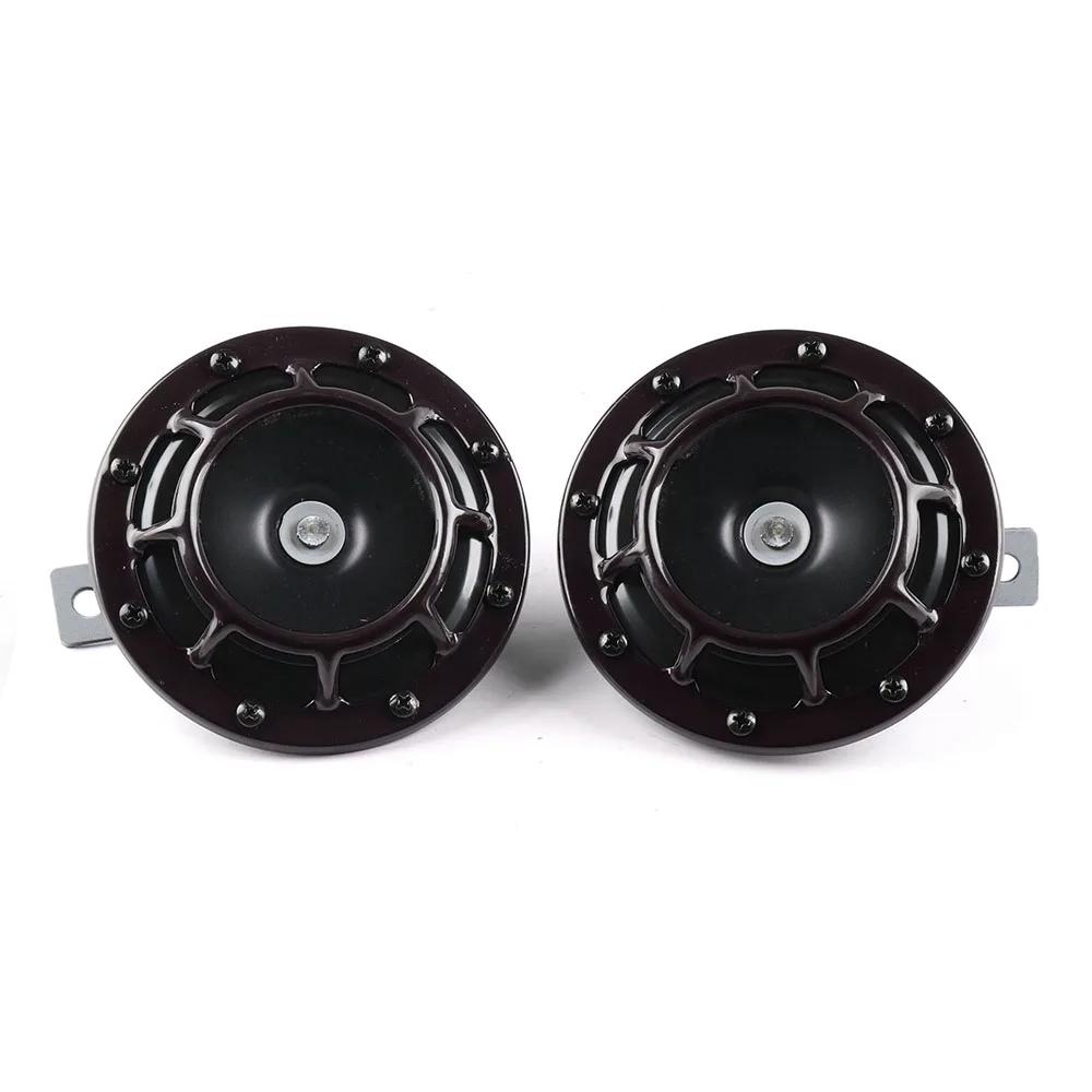 Super alto explosão elétrica Tom Air Chifre Kit para motocicleta, carro, vermelho, preto, compacto, 12V, 115dB, Hella, 2pcs - Image 1