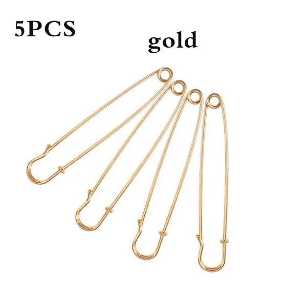 Heavy Duty broche de metal para vestuário, grandes alfinetes de segurança, fixação de jóias, costura e vestuário titular, fecho para artesanato tecido, 15 PCs, 5 PCs - Image 1