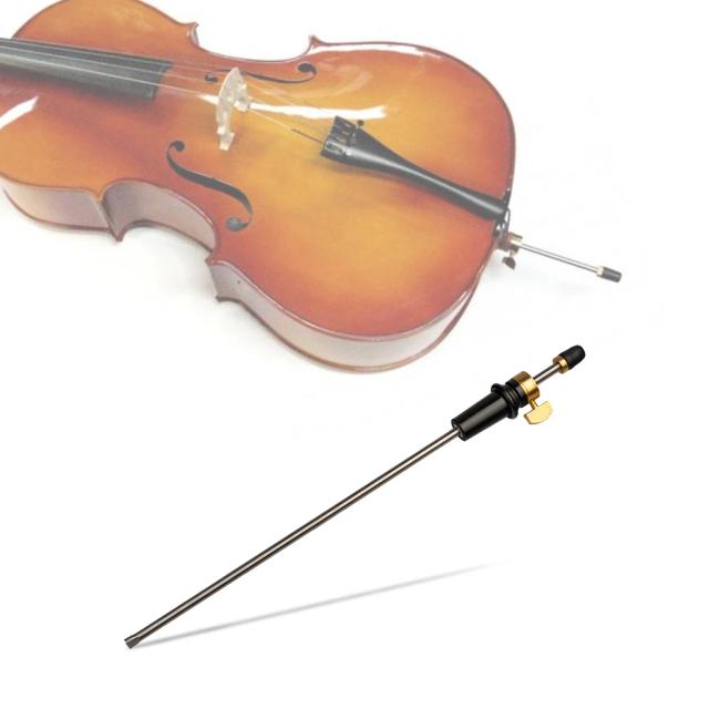 Âncora Endpin Ajustável LOMMI para Violoncelo com Rolha Antiderrapante e Almofada Grossa, Ideal para Cordas 4/4