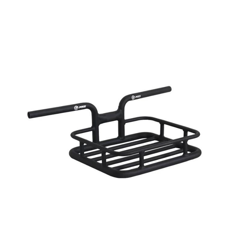 PIZZ-Cesta de bicicleta de alumínio com guidão, Fixie, cestos, ciclismo Carrying Holder, Bike Riding Rack, 31,8 milímetros - Image 1