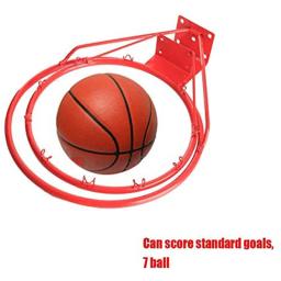 Cesta de basquete de 32cm para parede, cesto suspenso com aro de metal, com parafusos, para esportes ao ar livre e ambientes internos - Image 2