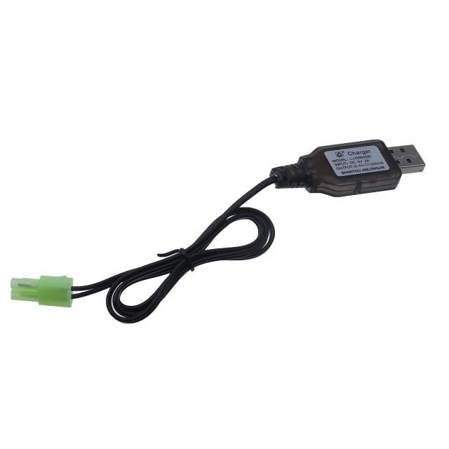 Bateria Nunchuck Lismkey para Airsoft - 9.6V 1600mAh NiMH com Conector Mini Tamiya - Pacote com 2 Peças