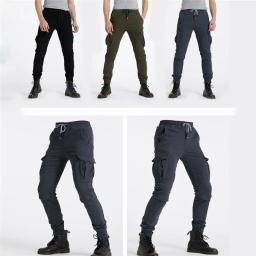 Masculino & feminino equipamento de pilotos ferramentas casual escondido joelheiras engrenagens quadril estilo jeans calças de hóquei fora de estrada motocicleta equitação calças - Image 1