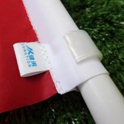 Bandeiras para arbitragem de futebol, bandeira vermelha, branca e amarela para árbitro de esportes de futebol em 3 cores - Image 5