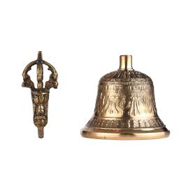 Sino de bronze budista tibetano, sino de mão com vajra almofadado para meditar, instrumentos de percussão para música de crianças - Image 4