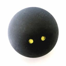 Bola profissional de squash com 3 peças de 37mm, substituição de pontos duplos amarelos - Image 6
