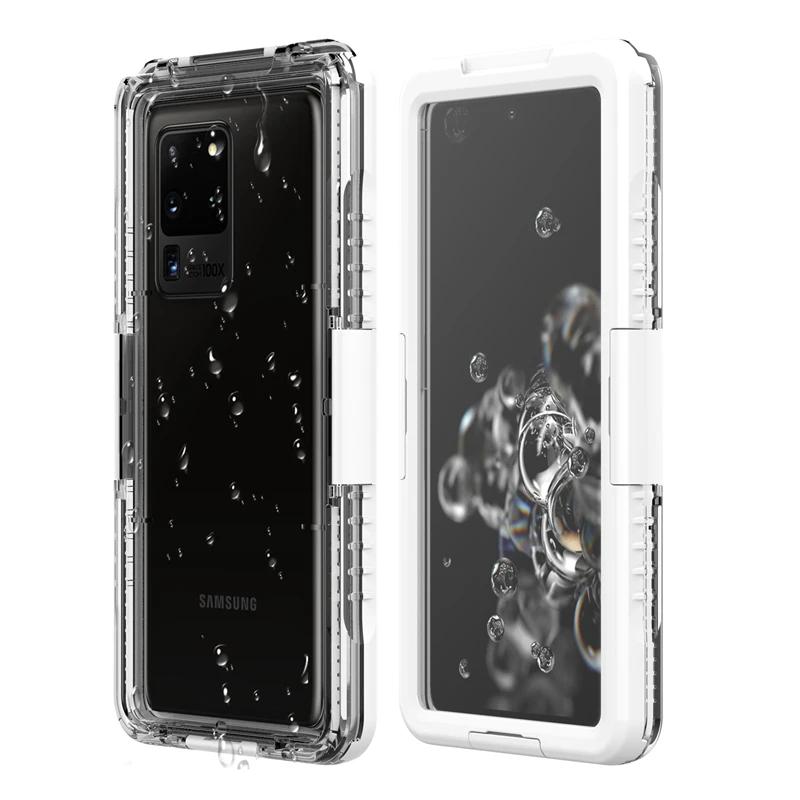 Ip68 à prova dip68 água casos de telefone para lg veludo caso à prova de choque k62 k52 k42 w41 pro w31 w11 sob a água caso para lg q92 5g capa - Image 1