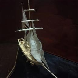 Kits De Navio De Veleiro De Madeira, Modelo DIY, Decoração De Casa, Presente De Barco, Brinquedo Para Crianças, Escala 1:100 - Image 6