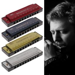 Harmonica com Case, Instrumento Musical, 10 Buracos, Chave de C, Educacional, Presente - Image 1
