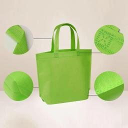 Bolsa multiuso de presente para crianças, bolsa de lembrança de festa de aniversário de crianças, em 7 cores sólidas com alça e saco de presente faça você mesmo com 10 peças - Image 4