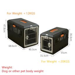 Alwaysm-transportador portátil dobrável para animais de estimação, gato de cachorro, air cairrier, carregador superior de duas portas, resistente, viagem para animais de estimação - Image 3