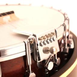 Musoo marca 5 cordas banjo com cabeça Remo Mogno sólido com saco - Image 5
