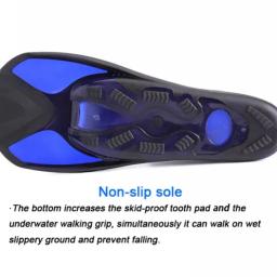 Nadadeiras para mergulho com snorkel para adultos e crianças, nadadeiras submersíveis, nadadeiras flexíveis, esportes aquáticos, unissex, conforto, novo - Image 3