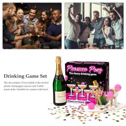 Popular Beer Game Toy Talking Tables Prosecco Drinking Game Fun Alternative Para Beer Pong Toy para Family Party - Image 4