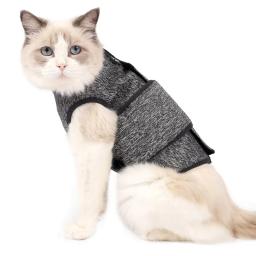 Terno De Recuperação De Animais De Estimação Colete De Gato Roupas De Gato Roupas De Reabilitação Pós-operatória Terno De Proteção De Gato Colete De Tratamento - Image 3