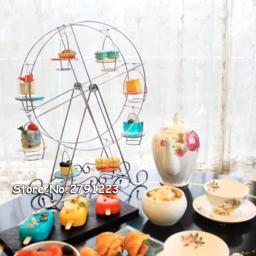 Suporte de bolo europeu branco, porta-cupcakes para festas, giratório, 8 copos, suprimentos, em cozinha, para casamento e casa - Image 6
