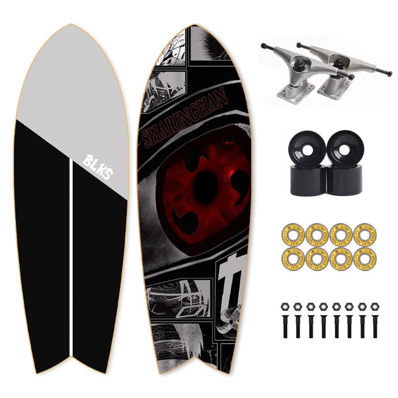 Cx4 terra prancha de surf iniciante prancha de caminhada skate longboard para iniciante exercício escova rua grande placa de peixes - Image 1