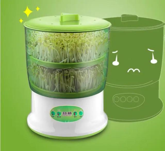 Máquina Automática para Cultivo Eficiente de Brotos de Feijão Familiar