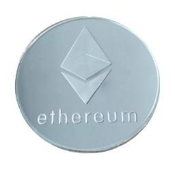 Arte grande lembrança não moeda presente imitação de ouro comemorativa coleção ethereum colecionáveis chapeado moedas prata metal - Image 4