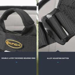 Xinda esportes ao ar livre escalada arnês cintura suporte metade do corpo queda proteção cinto de segurança rappelling equipamentos escalade - Image 6