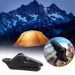 10-100 pces vendendo tendas toldo vento corda braçadeira toldos tendas de plástico acessórios acampamento ao ar livre à prova de vento tenda clipe de crocodilo - Image 2