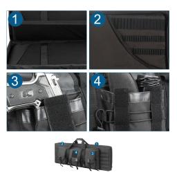 Saco Rifle portátil com estojo de arma dupla, mochila Airsoft, acessórios de tiro e caça, 32 pol, 38 cm, 81cm, 97cm - Image 5