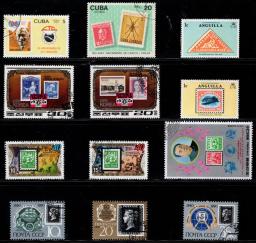 50 pçs/pçs/lote selos em selos tópico tudo diferente de muitos países sem repetição selos postais com pós marca para coleta - Image 3